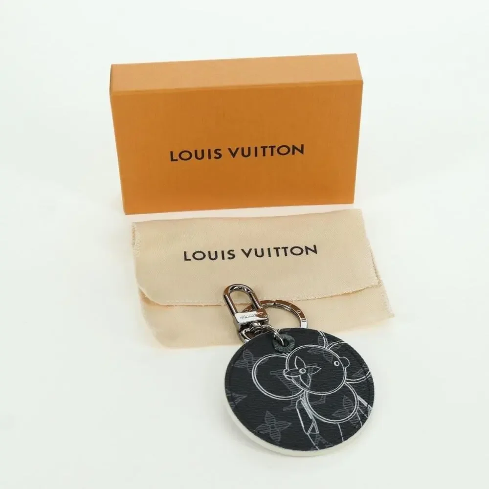 Louis Vuitton Monogram Eclipse Porte Clesvivienne Charm Mp1993 Black
